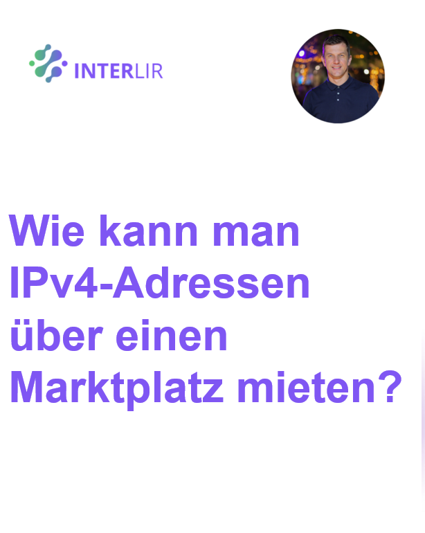 Wie kann man IPv4-Adressen über einen Marktplatz mieten?