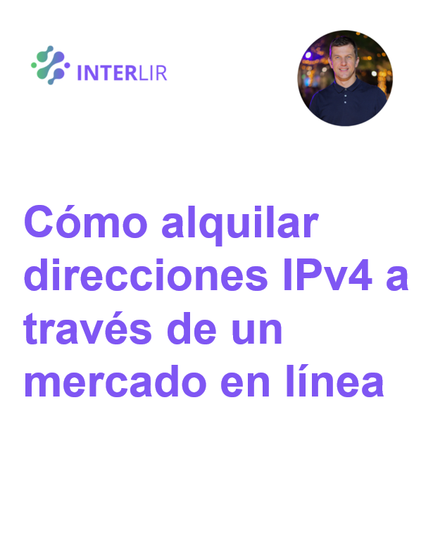 Cómo alquilar direcciones IPv4 a través de un mercado en línea