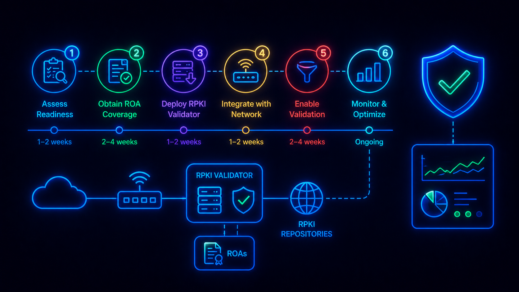 RPKI Validation Rollout Plan for Small Networks